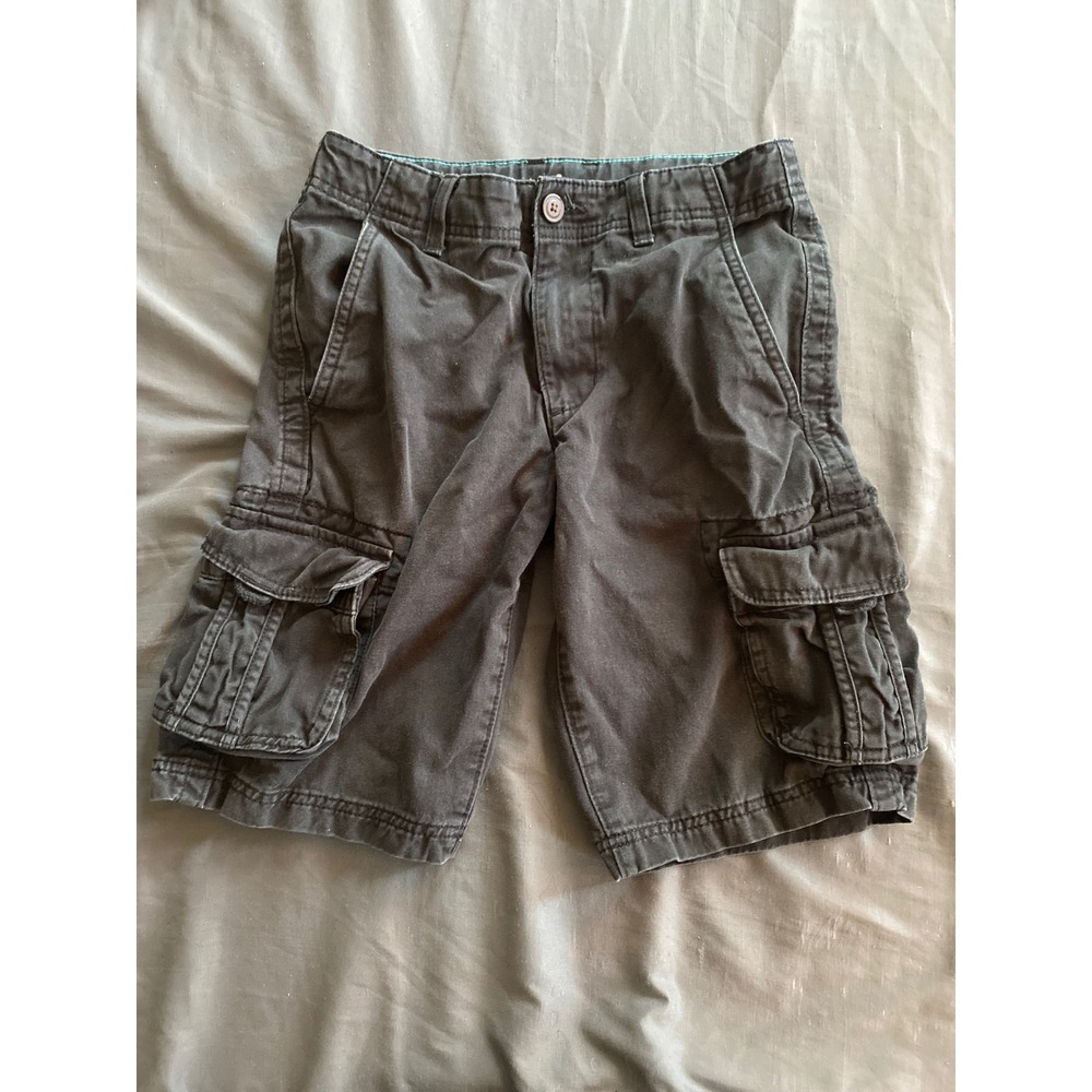 urban pipeline Boys Charcoal Gray Cargo Shorts